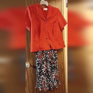 Olivia Matthew's 2pc Skirt with jacket